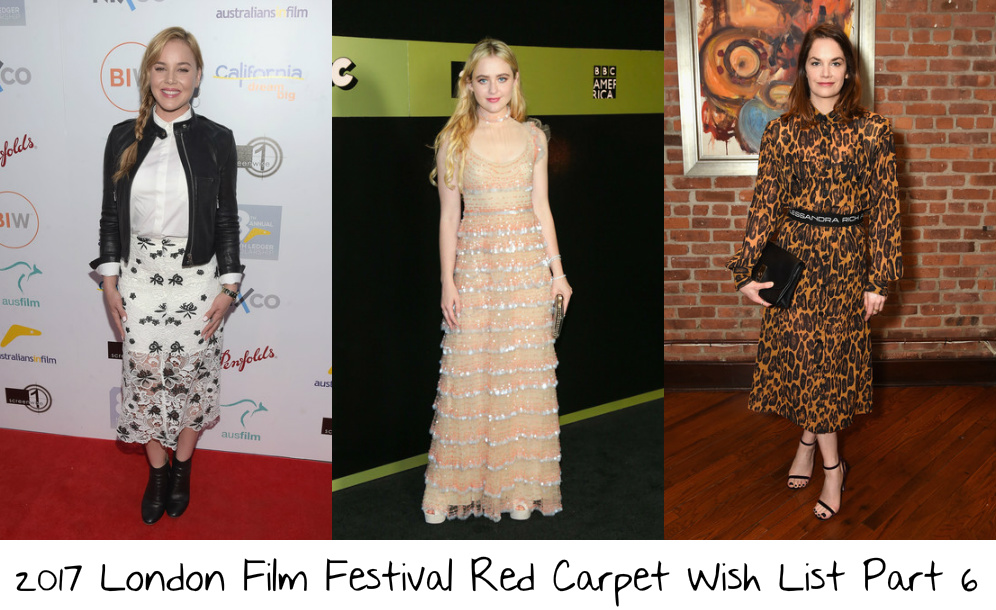 2017 London Film Festival Red Carpet Wish List Part 6
