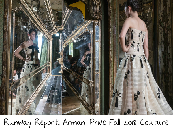 A Tale of Two Collections: Armani Prive Fall 2018 Couture